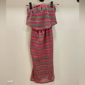 House of Harlow X Revolve 1960 midi strapless dress